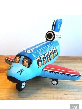Ceramic Handpainted Model Plane for Home Decor Kids Room Airplane